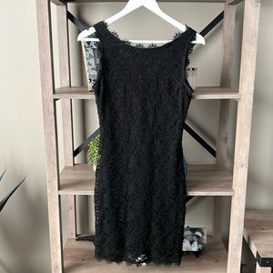 Black cocktail dress. Worn once to a wedding.